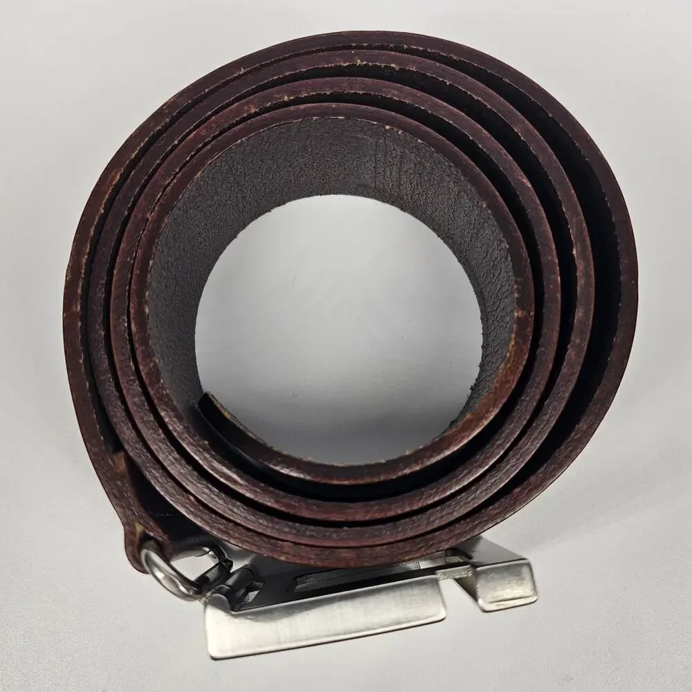 BANANA REPUBLIC GENUINE ITALIAN LEATHER BELT – WOMEN’S M –  HOLELESS LOCK BUCKLE